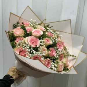 25 rosas rosadas