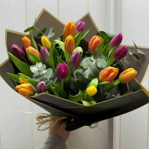 Ramo mix de 20 tulipanes