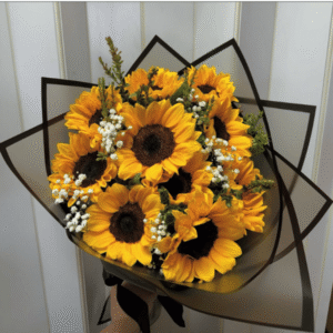 Ramo de 10 girasoles
