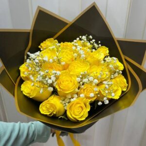 Ramo de 20 rosas amarillas