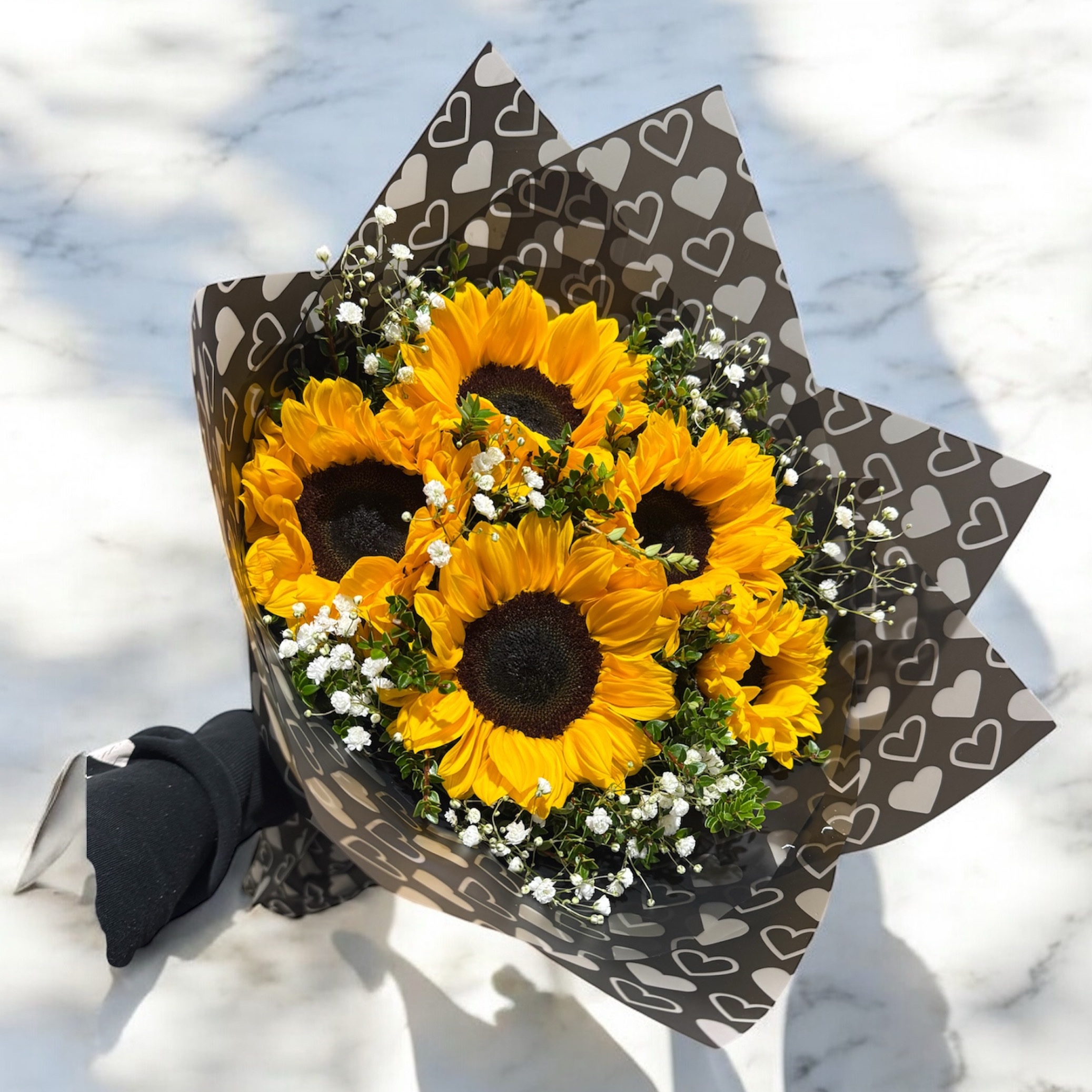 Ramo de 5 girasoles
