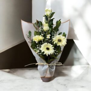 Arreglo floral blanco S