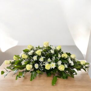 Cojín floral de 18 rosas y Mables