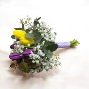 Ramo de novia mini de tulipanes
