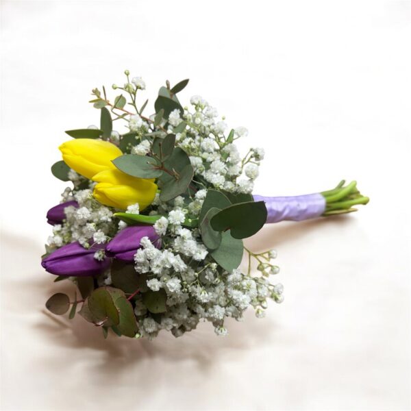 Ramo de novia mini de tulipanes